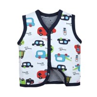 嬰兒純棉背心 - 小汽車 (薄款)